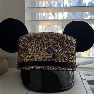 Sequin Conductor Hat with Ears